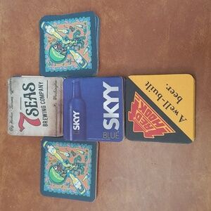 🍺50 BAR COASTERS 4 X 4 VARIETY